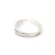 Japanese and Korean Fashion Fashionmonger Open Ring Female Korean Simple Index Finger Tail Ring Titanium Steel Ornament Double Layer Design