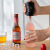Beer Lid Opener Custom Personality Stainless Steel Press Automatic Bottle Opener Advertising Gifts Beer Screwdriver