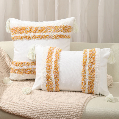 Psimiya Style Pillow Cover Indian Hand-Woven Pillow Home Sofa Cushion Cover Office Sofas Cushion