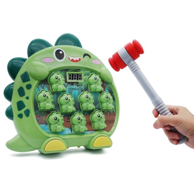 Amazon hot Sale Interactive Whack A Mole Game Learning Early Development Toy Hammering Pounding Toys With 2 Hammers