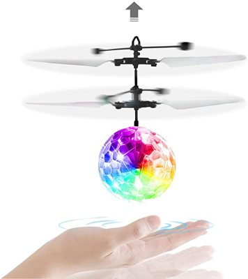 wholesale Rechargeable Light Up Flying Ball Toy Infrared Induction Drone For Indoor And Out Door Games