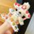 Plush Grip Barrettes New Cute Back Head Clip Updo Shark Clip Large Cartoon Strawberry Clamp Headdress