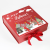 Foreign Trade One-Piece Red Christmas Folding Box Gift Box Ins Style Flip Book Folding Gift Box