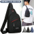 Chest Bag Men's New Autumn Leisure Korean Style Waterproof Oxford Cloth Trendy Sports Small Bag Shoulder Canvas Messenger Bag