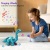 Toddler gifts 2.4g Remote Control Reversible Sequins Dinosaur Toy Christmas Birthday Gifts For Toddlers Kids