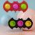 Autism Desktop Educational Toys Keychain Special Needs Silicone Stress Relief Toys Bubble Fidget Sensory Toy