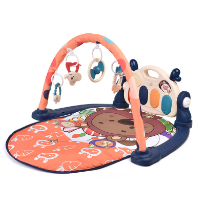 Hot selling Safety Rattle Pedal Harps Activity Piano Gym Baby Play Mat