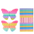 Desktop Educational Toys Game Anxiety Relief Checkerboard Toys Silicone Sensory Rainbow Large Butterfly Fidget Toys