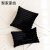 New Nordic Style Solid Color Colorful Striped Plush Pillow Home Decoration Sofa Cushion Cover Solid Color