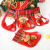 Christmas Small Checked Cloth Christmas Tree Decoration Pendant Santa Claus Scarf Socks Christmas Socks Gift Bag