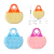 Creative Outing Leisure Bag Fidget Hand Bag Large Capacity Push Popper Bubble Silicone Fidget Handbag For Fidget Bag