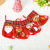 Christmas Small Checked Cloth Christmas Tree Decoration Pendant Santa Claus Scarf Socks Christmas Socks Gift Bag