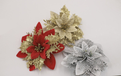 Christmas Flower Gold Powder Christmas Multicolor Decoration