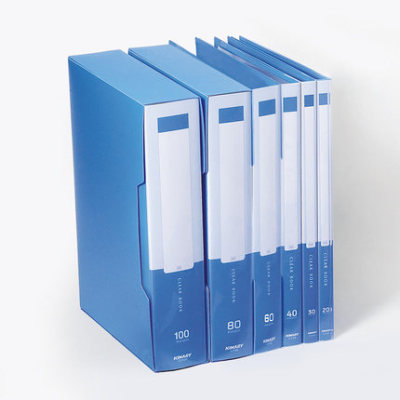 Manufacturer Kinary CF80 80 Pages Info Booklet Transparent Insert Folder Test Papers for Students Storage