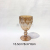 2Factory Direct Sales Crystal Glass Cup Electroplated Golden Water Cup Beer Coffee Cup Drink Champagne Juice Cup