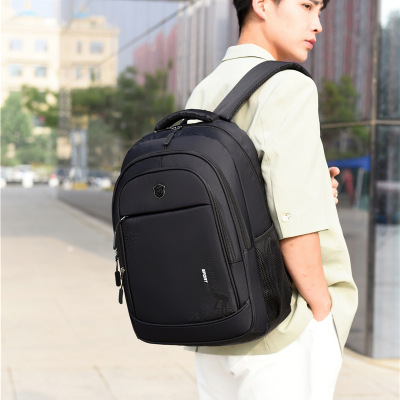 Foreign Trade Wholesale Trendy Men Backpack 2021 New Business Leisure Travel Computer Backpack Student Schoolbag