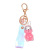 Trendy Liquid Acrylic Oil Rabbit Keychain Cute Girlish Bag Pendant Creative Gift Wholesale