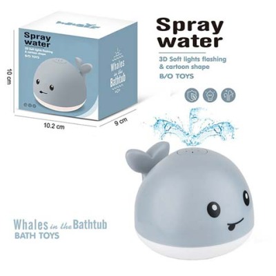Automatic Spray Water Baby Shower Bath Toy With 3d Led Light,Induction Sprinkler Bathtub Shower Toys For Toddlers Kids