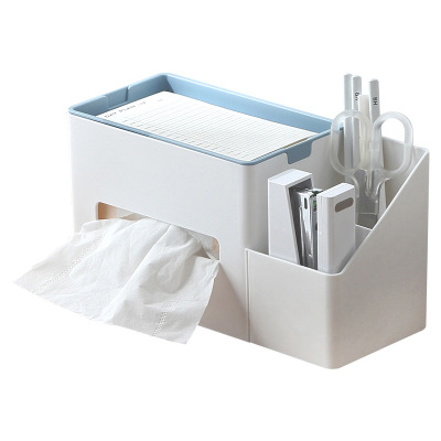 Kinary Sn137 Desktop Storage Box Tissue Box Paper Extraction Box Upgrade Heighten and Thicken Creative Desk Plastic