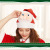 Facial Makeup Christmas Hat Christmas Hat for the Elderly High Non-Woven Fabric Material Adult Hat Factory Direct Sales Customizable Logo