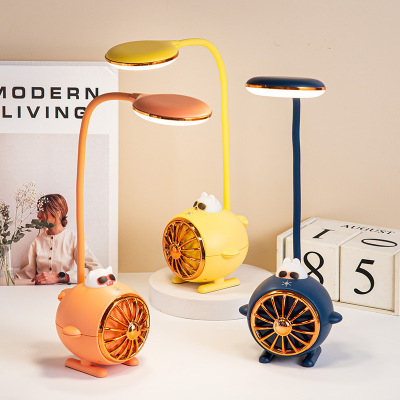 New Cute Pet Pilot Table Lamp Cartoon Charging Lamp
