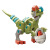 3D Educational Dinosaur Building Blocks Toy For Kids Triceratops And Tyrannosaurus Rex Set