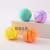 Simulation 6cm Basketball Flour Ball Solid Elastic Ball Compressable Musical Toy Ball Vent Stress Relief Ball Wholesale