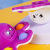 Double Side Push Bubbles Toy Stress Reliever Face Change Fidgets Reversible Flip Face Off Octopus Fidget Spinner