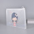 Cute Cartoon A4 Three-Dimensional Ring Zipper Bag File Bag Edge Sliding Bag Pp Transparent Material in Stock Wholesale Retail