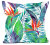 Nordic Leaves Pillow Cover Tropical Ins Style Throw Pillowcase Home Decoration Gift Summer Bright Satin Pillow Cushion Cover