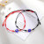 Amazon New 7 Knot Devil Eyes Red Rope Bracelet Female Cross-Border Woven Blessing Bracelet Bracelet Wholesale