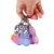 Portable Mini Stress Relief Hand Keychain Bubble Fidget Keyring Silicone Tie Dye Simple Keychains