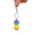 Portable Mini Stress Relief Hand Keychain Bubble Fidget Keyring Silicone Tie Dye Simple Keychains