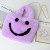 2021 Imitation Rabbit Fur Smiling Face Bag Plush Korean Version Versatile Handheld Wig Bag Chain Crossbody Fake Smiling Face Bag