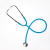 stethoscope portable single head paediatric stethoscope for Children Aluminum single-sided