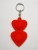 Office Desk Brain Hand Toys Mini Silicone Finger Bubble Fidget Key Chain Heart Shape Simple Toys Keychain