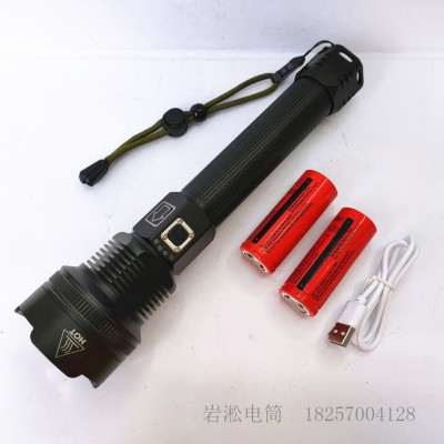 New P70 Super Bright Flashlight Long Shot Zoom Tactical Flashlight