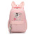New Children's Backpack Girls' Textured Nylon Casual Trend Backpack Cartoon Cute Elementary and Middle School Student Schoolbags Men