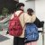 Foreign Trade Fashion Schoolbag Korean Harajuku Ulzzang Japanese Style Simple Retro Workwear Campus Commuter Computer Backpack