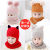 Children's Hat Autumn and Winter Fleece Lined Padded Warm Keeping Woolen Cap 1-2-5 Years Old Boy Girl Baby Scarf Face Care Hat