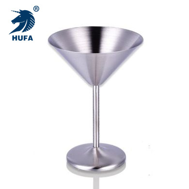 304 Stainless Steel Red Wine Glass All-Steel Champagne Glass Metal Goblet Rose Gold Wine Glass Cocktail Glass Martini