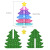Snowflake Santa Claus Christmas Tree Fidget Toy Xmas Stocking Stress Relief Squeeze Toys