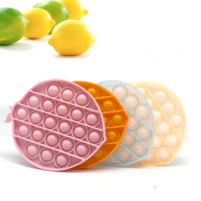Adult Go Bang Anxiety Relief Toys Silicone Push Bubble Sensory Toy Luminous Fruit Fidget Toys