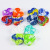 Custom Kids Mini Fidget Hand Toys Silicone Stress Relief Toys Keyring Finger Bubble Fidget Keychains