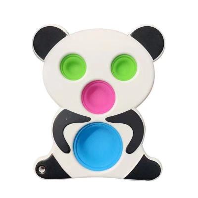 Cartoon Animal Sensory Toy Kids Educational Stress Relief Push Bubble Toys Autism Panda Fidget Toys