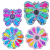 Stress Relief Fidget Spinner Key Chain Handheld Mini Simple Keyring Rotatable Butterfly Spinning Keychain