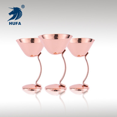 304 Stainless Steel Red Wine Glass All-Steel Champagne Glass Metal Goblet Rose Gold Wine Glass Cocktail Glass Martini