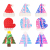 Silicone Xmas Hats Simple Toy Push Bubble Santa Claus Sensory Toys Snowflake Christmas Tree Fidget Toys