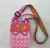 Cute Mini Simple Push Bubble Sling Bag Adjustable Squeeze Feeling Shoulder Bag Cartoon Silicone Fingertip Messenger