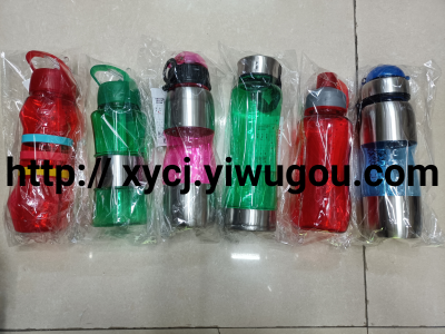 Supply New Stainless Steel Plastic Sports Kettle Promotional Gifts Sports Bottle